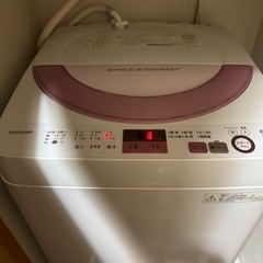 SHARP洗濯機等家電４点セット