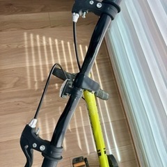 【室内保管】ストライダー14x　イエロー　ペダル装着　米式空気入れ付き