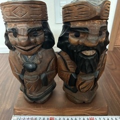 家具 インテリア雑貨/小物アイヌ民族木彫り人形