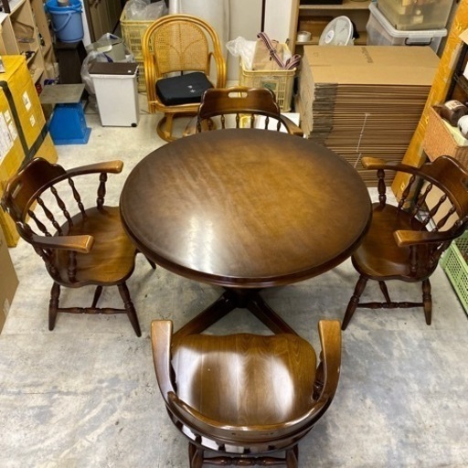 飛騨産業 キツツキマーク家具 ダイニングセット