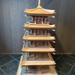 五重塔木製模型