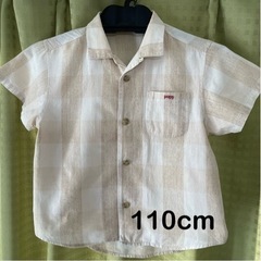 Papp★110cm 半袖　ボタンシャツ
