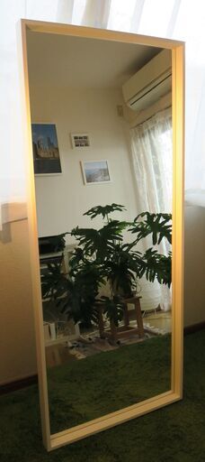 IKEA　NISSEDAL　ミラー　ホワイト