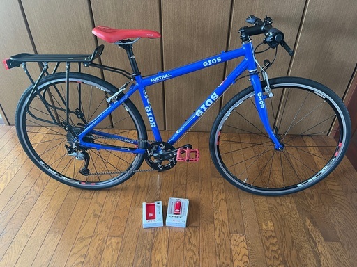 GIOS ミストラル430サイズ身長155〜165cmくらい適正です。