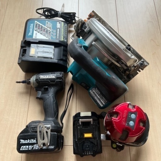 18vインパクト、充電マルノコ、レーザー