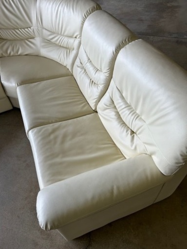 美品 札幌 引き取り ニトリ おぞまし 布張りコーナーソファ カエルム L  