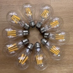 LED電球 10個セット e26 電球色 フィラメント調電球 