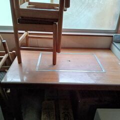 鉄板焼き　テーブル　椅子　6脚