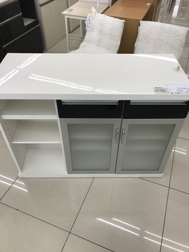 ★ジモティ割あり★ NITORI カウンターテーブル ホワイト H87×D55×W121 クリーニング済み HJ3098