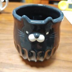 デコレ 黒猫マグカップ