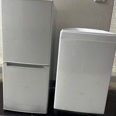 福岡市配送設置無料　19年製　冷蔵庫、洗濯機セット