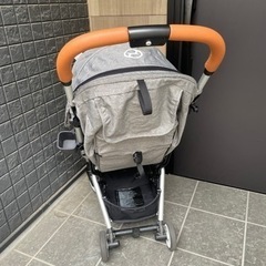 cybex サイベックス イージーS グレー×ブラウンハンドル