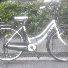 整備済み中古自転車　26インチ　税別￥7.980-　軽快車　ホワ...