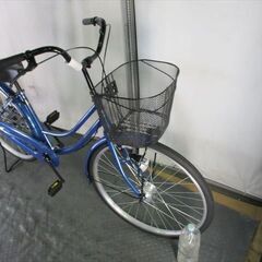 D515 ☆限定特価☆ 中古自転車 【26インチ 美品 軽快車 ブルー LEDオート