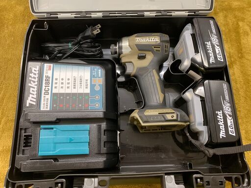 【愛品館江戸川店】マキタ(Makita) 充電式インパクトドライバーTD173DRGXO （本体・充電器・ケース・バッテリー×2）　ID:127-023043-007