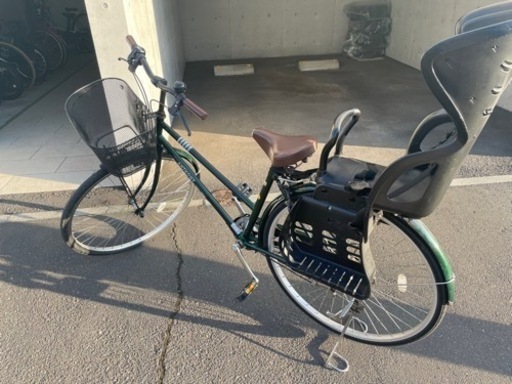 自転車 チャイルドシート付き