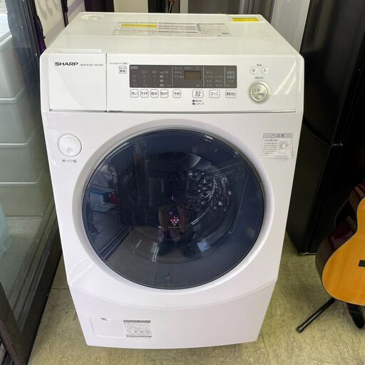 SHARP　ドラム式洗濯乾燥機　ES-H10E -WR　2021年製