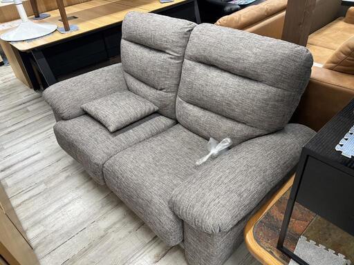 ★【ニトリ】2人掛けソファ ファブリックソファ 自社配送時代引き可※現金、クレジット、スマホ決済対応※