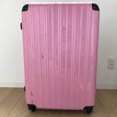 【女性限定】スーツケース大　パステルピンク