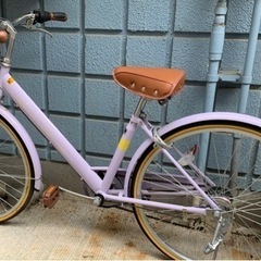 自転車 26インチ おしゃれ Lupinus(ルピナス)LP-266VA-K シティサイクル LEDオートライト シマノ製6段変速