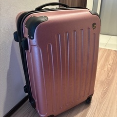 【お譲り先決定しました】ローズカラーで可愛い＊スーツケースMサイズ