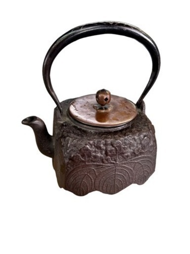 NO.1410 桐形 鉄瓶 急須 茶道具 煎茶道具 生活雑貨 食器 茶器