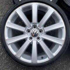 流用サイズ フォルクスワーゲン パサートR36純正 18インチ ゴルフ、ジェッタ