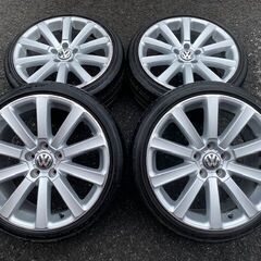 流用サイズ フォルクスワーゲン パサートR36純正 18インチ ゴルフ、ジェッタ