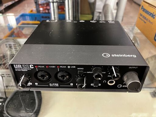 Steinberg UR22C オーディオインターフェース 快適な音楽制作を実現