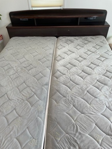 家具 ベッド クイーンベッドマットレスセット\n