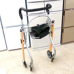 竹虎 歩行車 レッツゴー 117500 ウッドパターン 折りたたみ 歩行器 