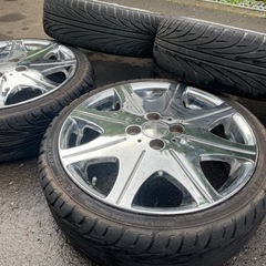 16inc LEGZAS Stich D800 165/40R16 6〜8分山タイヤ付き… HOTSTUFF (ホットスタッフ) Stich (シュティッヒ) LEGZAS (レグザス