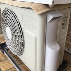 日立冷暖房エアコン　白くまくん　10畳前後用　100v用　程度良好　安心国産メーカー品　2.8k 