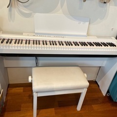 YAMAHA Pシリーズ 88鍵盤 ホワイト P-125WH 美品 キーボード 椅子付き