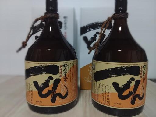 本格かめ仕込み焼酎一どん2本セット5月当選分　お酒 焼酎