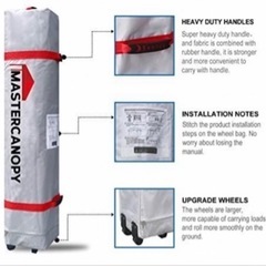 マスターキャノピー　タープテント　ワンタッチテント　サンシェード1枚付き　2.5m×2.5m 