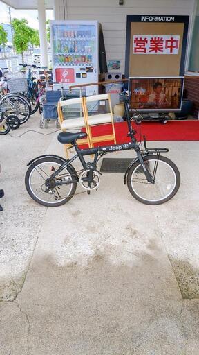 JEEP☆6段階変速☆特殊ブラック☆自転車 ,折りたたみ自転車【こちらは