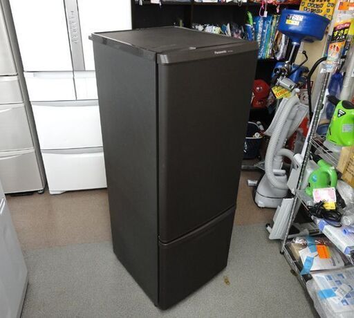 西岡店 冷蔵庫 168L 2019年製 2ドア パナソニック NR-B178W マホガニｰ