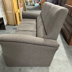 美品　3人掛けソファ　ファブリックブラウン
