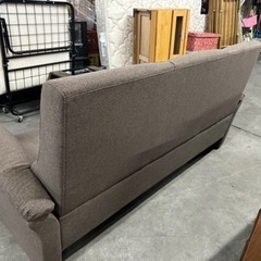 美品　3人掛けソファ　ファブリックブラウン