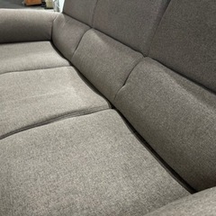 美品　3人掛けソファ　ファブリックブラウン
