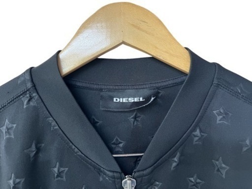NO.1413【美品】DIESEL ディーゼル 星 エンボス ブルゾン ジャケット