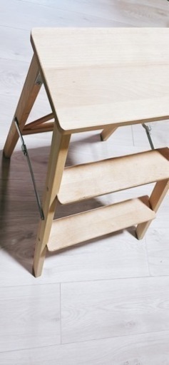 【今日だけ値下げ】IKEA  木製脚立