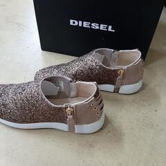 美品 DIESEL ラメスニーカー