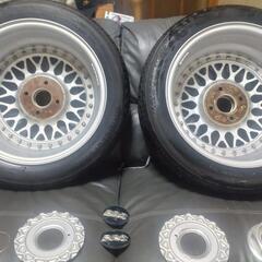 BBS RS045 - 4H PCD100 15インチ 6.0J オフセット+38 2本 軽自動車 旧