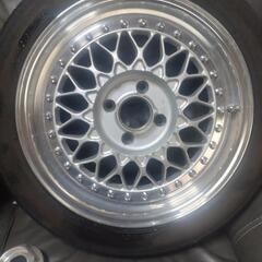 BBS RS045 - 4H PCD100 15インチ 6.0J オフセット+38 2本 軽自動車 旧