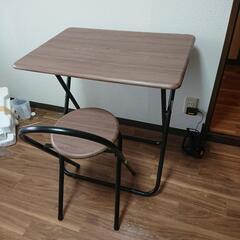 ミニテーブル机、折り畳み式