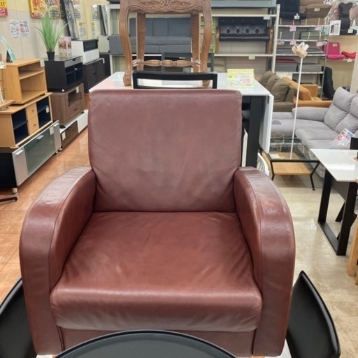 ♠️お買い得♠️IDEE イデー 1人掛けソファ 本革 総革♠️630