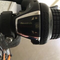 【北見市発】カワムラ KAWAMURA 自転車 HS3A03686 6段変速 27インチ オレンジ (E2734ashtY)