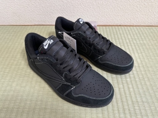 Travis Scott × Nike AJ 1 Black Phantom